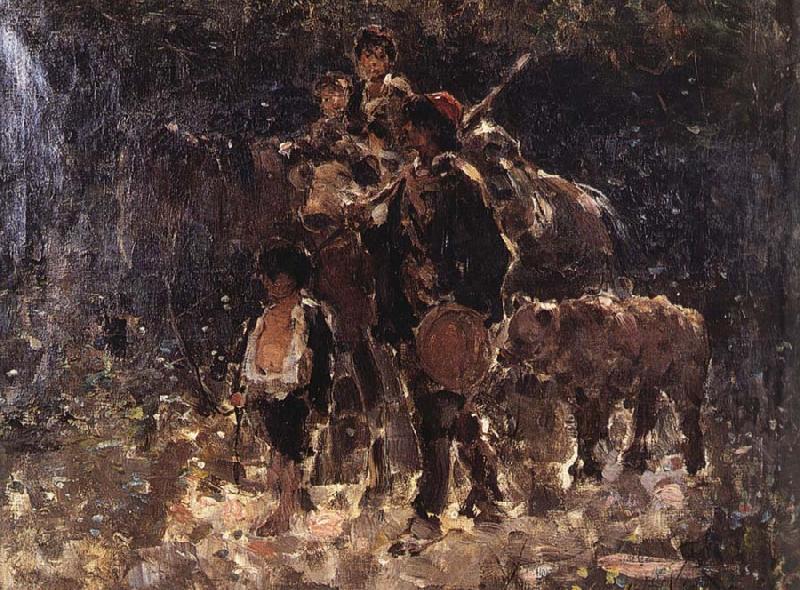 Nicolae Grigorescu Gypsies with Bear Germany oil painting art